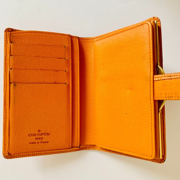 AUTH LOUIS VUITTON MARIGOLD EPI WALLET MADE IN FRANCE - Picture 8 of 13
